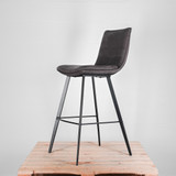 Gallery Palmer Stool - Grey | Re-Lived