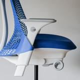 Herman Miller Sayl Berry Blue Chair | Re-Lived 