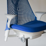 Herman Miller Sayl Berry Blue Chair | Re-Lived 