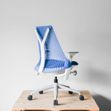 Herman Miller Sayl Berry Blue Chair | Re-Lived 