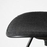 Mater Eternity Side Chair - Black Fully Upholstered Re-Lived Mater Eternity Side Chair - Black Fully Upholstered Re-Lived