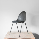 Mater Eternity Side Chair - Black Upholstered Seat Re-Lived