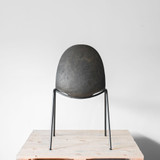 Mater Eternity Side Chair - Black Upholstered Seat Re-Lived