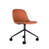 Muuto Fiber Side Chair Swivel Base Upholstered Seat Shell Muuto Fiber Side Chair Swivel Base Upholstered Seat Shell