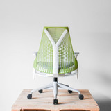 Herman Miller Sayl Green Apple Chair | Re-Lived 