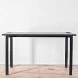 Elite Matrix Desk 1330 x 620mm Laurenti Wenge Top and black Graphite Frame - Re-Lived