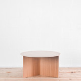 HAY Slit Coffee Table 650mm Diam. Oak| Re-Lived