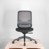 Orangebox Do Black NO ARMS Office Chair - Re-Lived