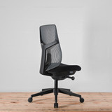Herman Miller Verus TriFlex Black Office Chair - No Arms | Re-Lived