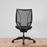 Humanscale Liberty Black Mesh Back Chair - NO Arms | Re-Lived