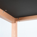 Muuto Workshop Table - 1300 x 650mm Oak with Light Grey Linoleum Insert | Re-Lived