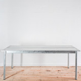 Muuto Linear Table - 2000 x 750mm in Warm Galvanised Steel | Re-Lived