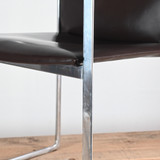 Cassina Eve 184 Brown Leather Chair | Re-Lived