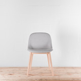 Muuto Fiber Side Chair - Fully Upholstered with Oak Base | Re-Lived
