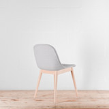Muuto Fiber Side Chair - Fully Upholstered with Oak Base | Re-Lived