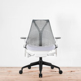 Herman Miller Sayl Slate Grey / White Chair | Re-Lived