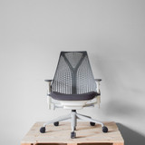 Herman Miller Sayl Slate Grey / White Chair | Re-Lived