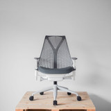 Herman Miller Sayl Slate Grey / White Chair | Re-Lived