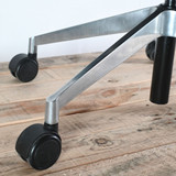 Girsberger Diagon Black Leather Office Chair | Re-Lived