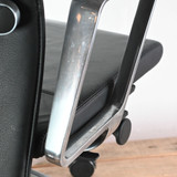 Girsberger Diagon Black Leather Office Chair | Re-Lived