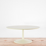 Muuto Soft Round Coffee Table 950mm Beige Green| Re-Lived