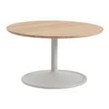 Muuto Soft Round Coffee Table in Solid Oak