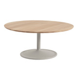 Muuto Soft Round Coffee Table in Solid Oak
