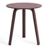 HAY Bella Side Table in Dark Bordeaux