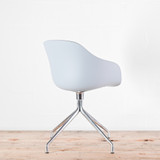 HAY AAC 220 Swivel Chair, Polished Base / Upholstered Seat | Re-Lived