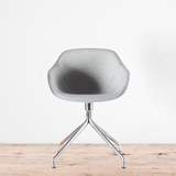 HAY AAC 220 Swivel Chair, Polished Base / Upholstered Seat | Re-Lived