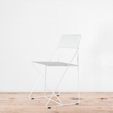 HAY X-Line Chalk White Outdoor Chair | Re-Lived