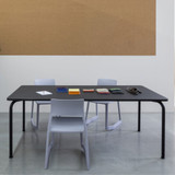 Vitra Scout Meet Table with chairs around it