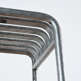 HAY Palissade Stool - Galvanised Steel | Re-Lived