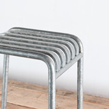 HAY Palissade Stool - Galvanised Steel | Re-Lived