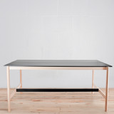 Muuto Linear System High Table - 2400 x 1150mm Black Nano Top and Oak Legs | Re-Lived