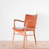 Carl Hansen VLA61 Monarch Chair - Leather| Re-Lived