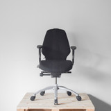 RH Logic 300 Office Chair with Arms and Lumbar Pump | Re-Lived
