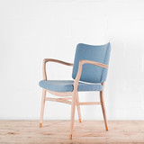 Carl Hansen VLA61 Monarch Chair - Baru Fabric | Re-Lived