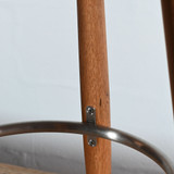 Carl Hansen CH56 76cm High Bar Chair - Black Leather| Re-Lived