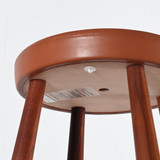 Carl Hansen CH58 68cm High Bar Chair - Brown Leather| Re-Lived