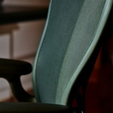 A close up of a Herman Miller Aeron Size B Jasper Office Chair