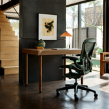 Herman Miller Aeron Size B Jasper Office Chair at a desk