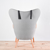 Carl Hansen CH78 Mama Bear Lounge Chair - Fiord Fabric | Re-Lived