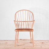 Carl Hansen FH38 Windsor Chair - Soad Oak with Leather Seat Pad | Re-Lived