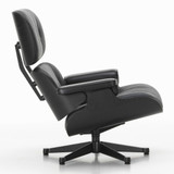 Vitra Eames Lounge Chair Chestnut Black Lacquered Chestnut