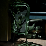 Herman Miller Aeron Size A Jasper Office Chair at a desk