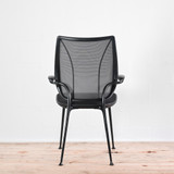Humanscale Liberty Side Chair, Black Upholstered Seat and Back Chair | Re-Lived