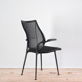 Humanscale Liberty Side Chair, Black Upholstered Seat and Back Chair | Re-Lived