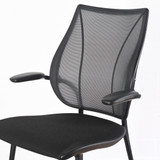 Humanscale Liberty Side Chair, Black Upholstered Seat and Back Chair | Re-Lived