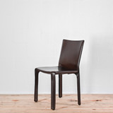 Cassina Cab 412 Brown Leather Chair | Re-Lived